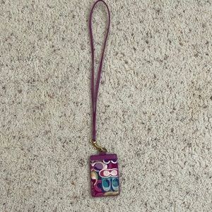 Coach lanyard (ID holder)